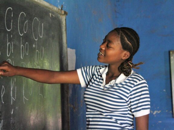 Helping girls staying in school in Ethiopia
